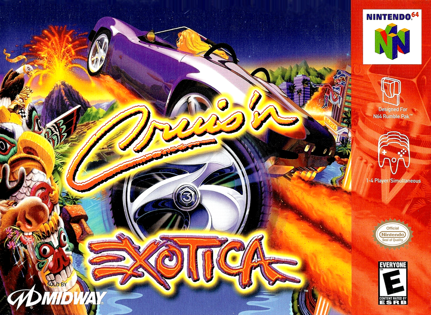 Cruis N Exotica N64 Keychain