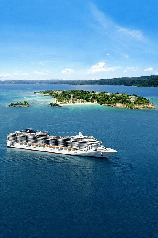 Cruise Ships In Nassaus Seaport Print Canvas Jigsaw Puzzle