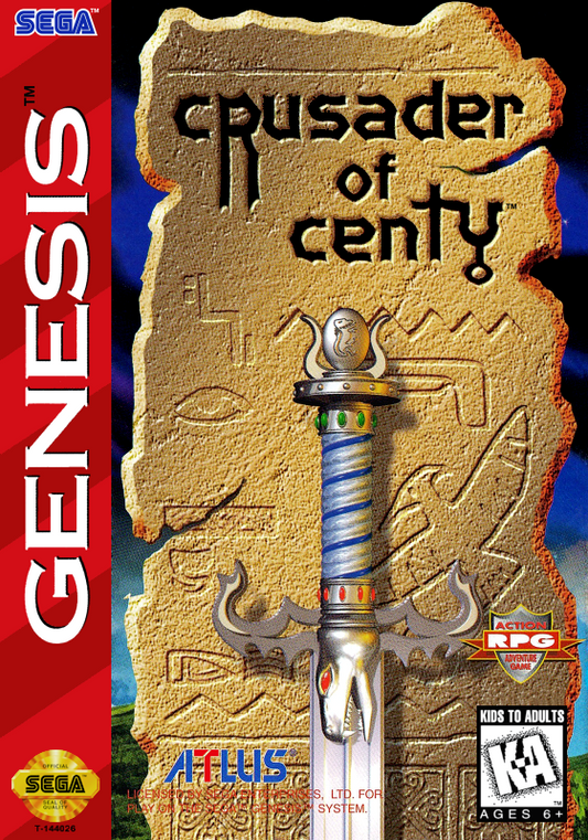 Crusader Of Centy (Usa) Genesis Print Poster