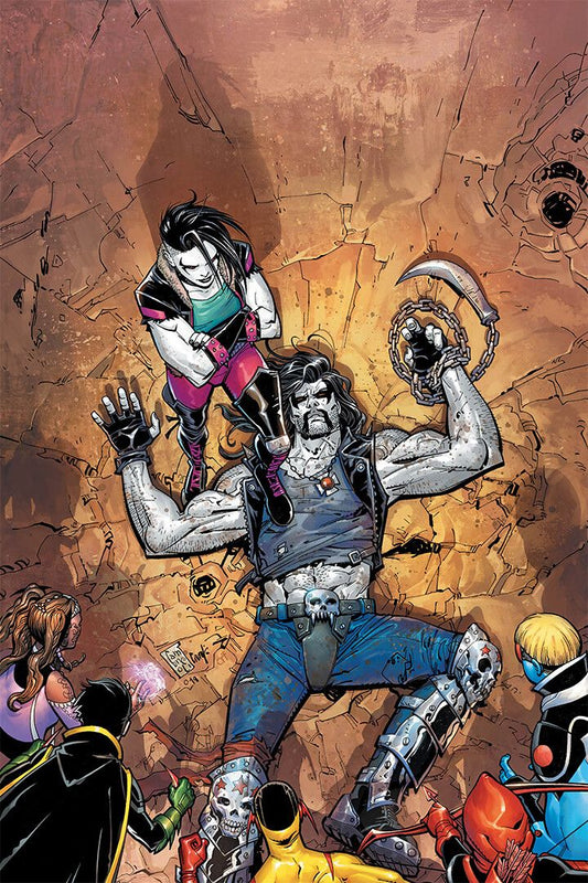 Crush And Lobo Comic Book Character Decor Wall Art Jigsaw Puzzle
