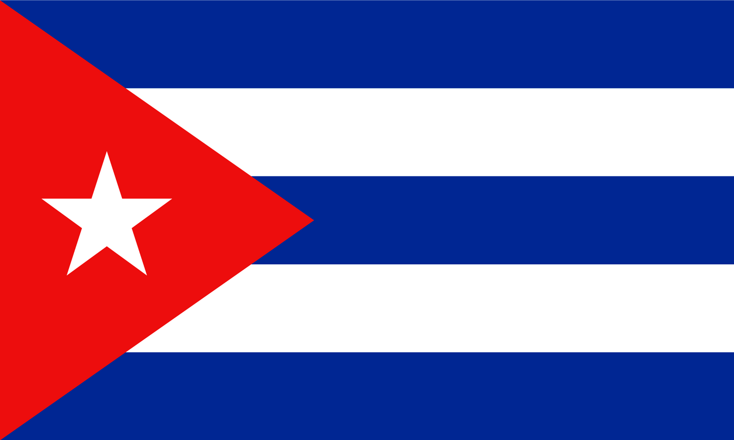 Cuba Flag Print Poster