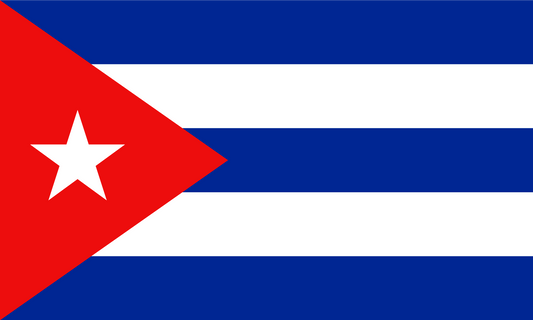 Cuba Flag Print Poster