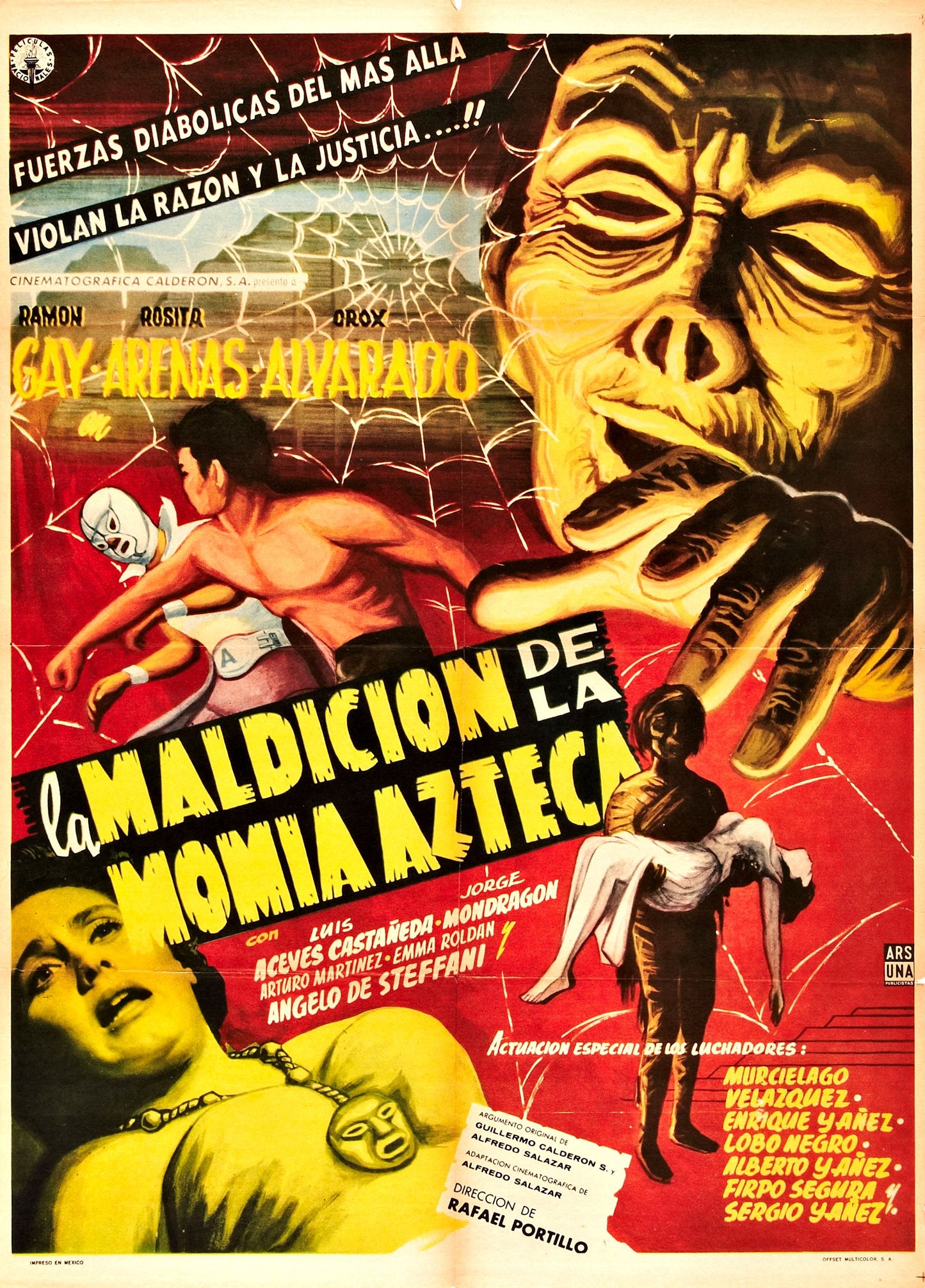 Curse Of Aztec Mummy 01 Movie Magnet