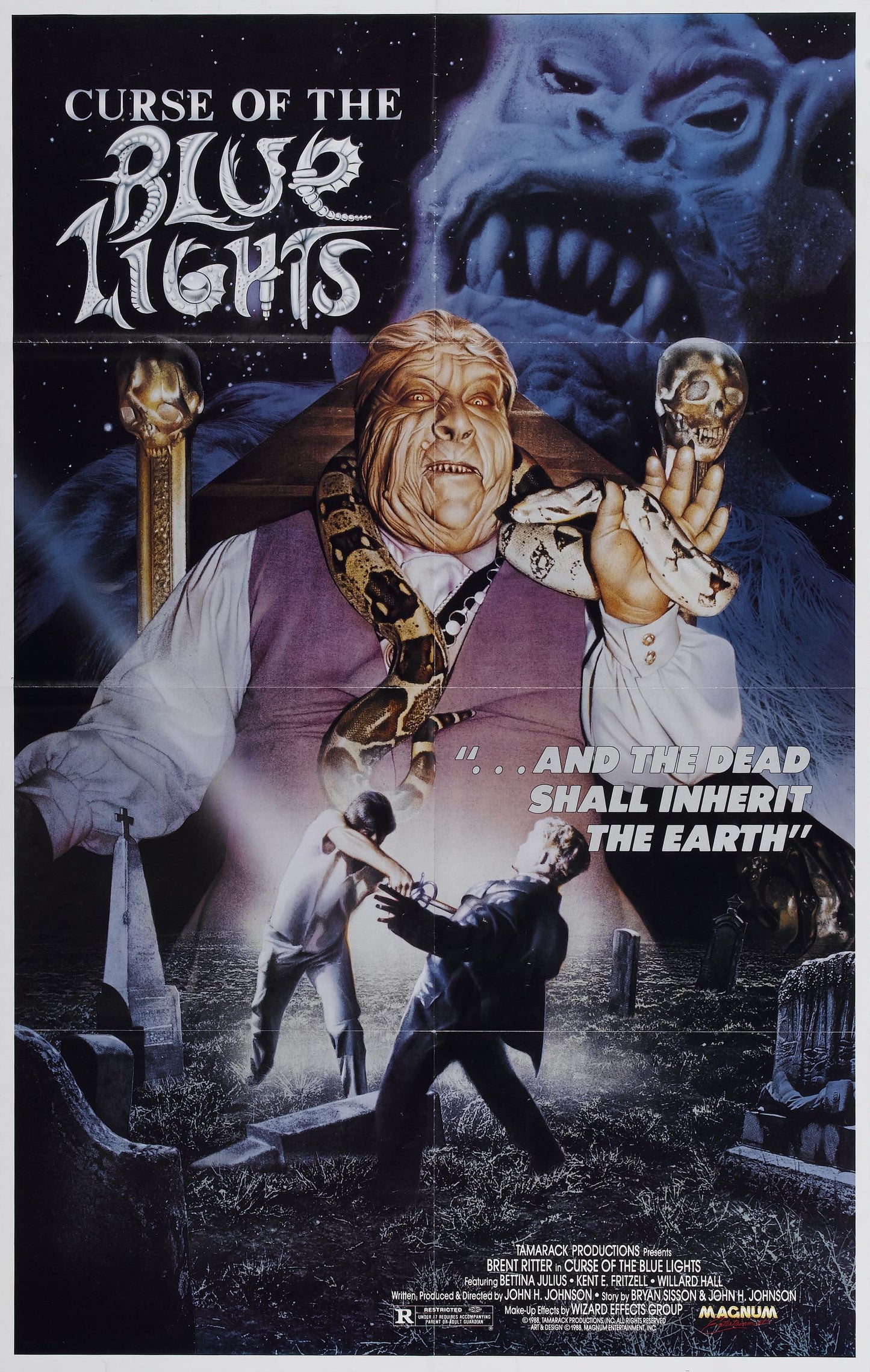 Curse Of Blue Lights 01 Movie Magnet