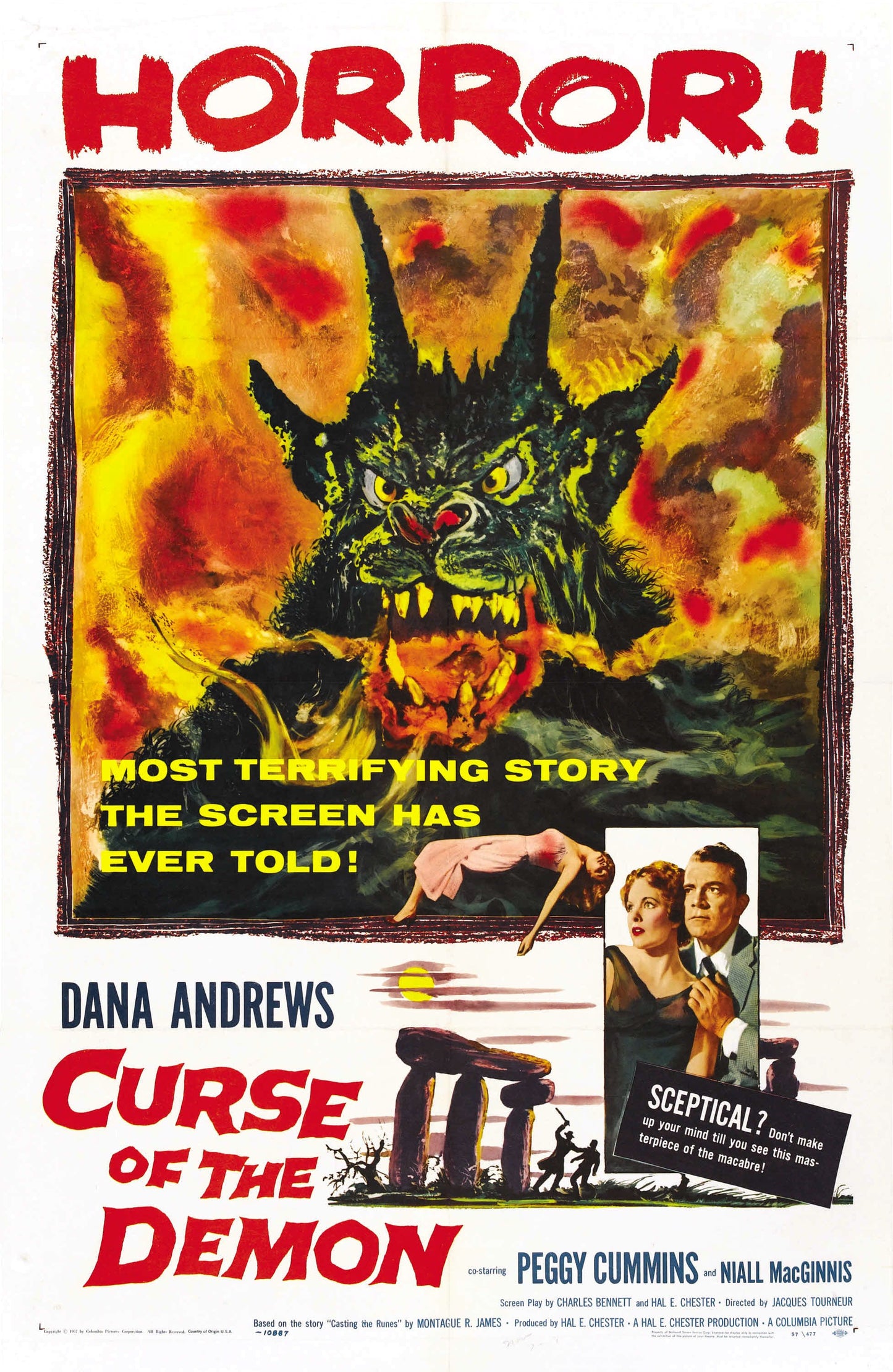Curse Of Demon 01 Movie Magnet