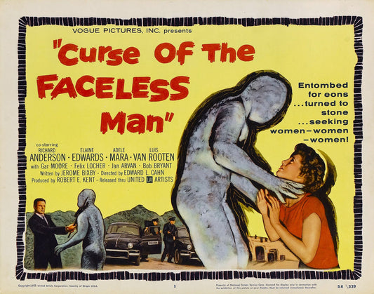 Curse Of Faceless Man 02 Movie Magnet