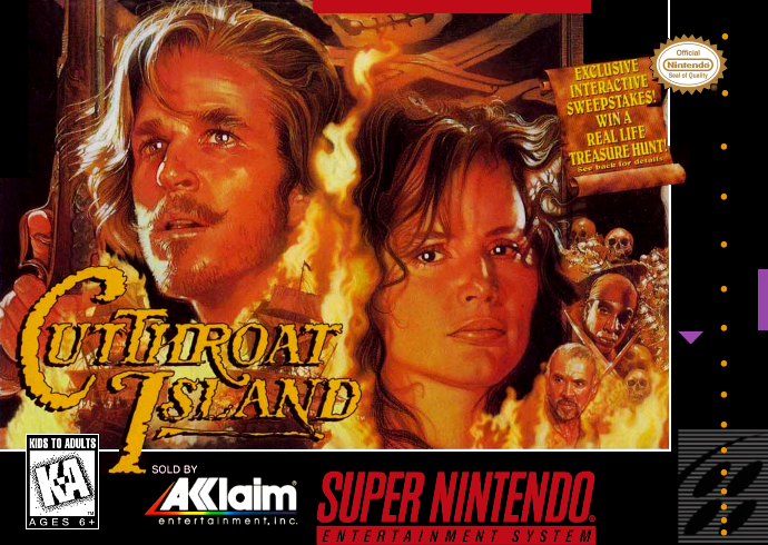 Cutthroat Island (Usa) Snes Print Poster