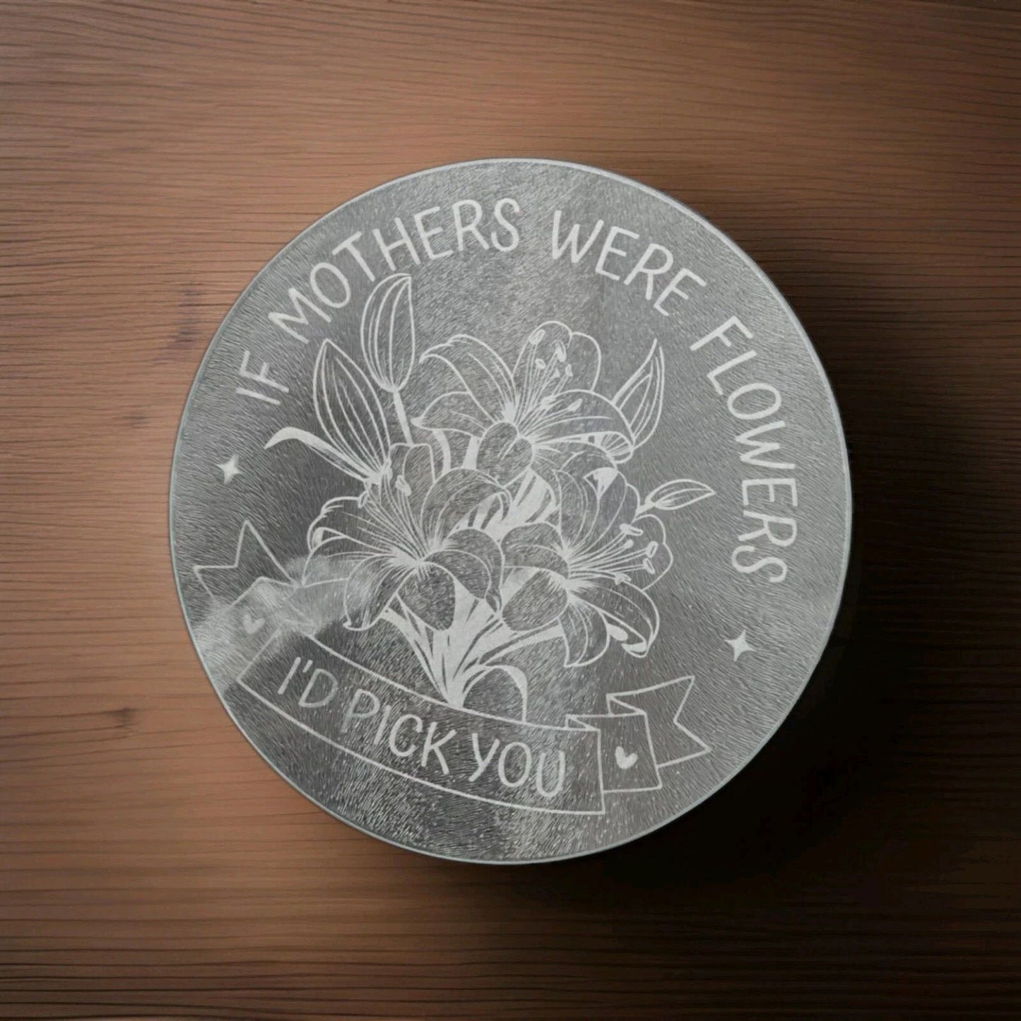 Cutting Board Glass Chopping Board Mothers Day Present
