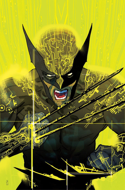 Cybernetic Warrior Portrait Print Poster