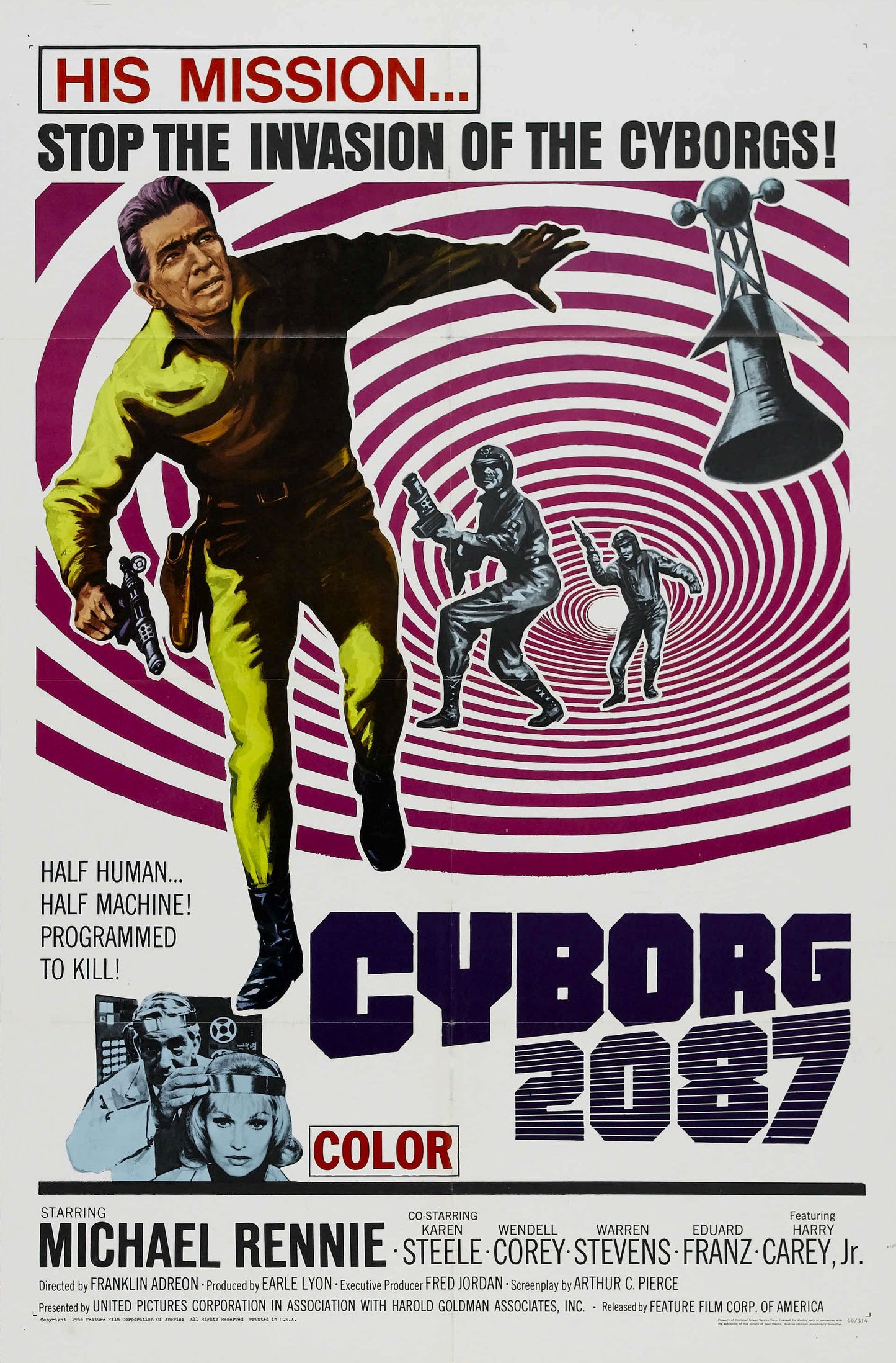 Cyborg 2081 01 Movie Magnet