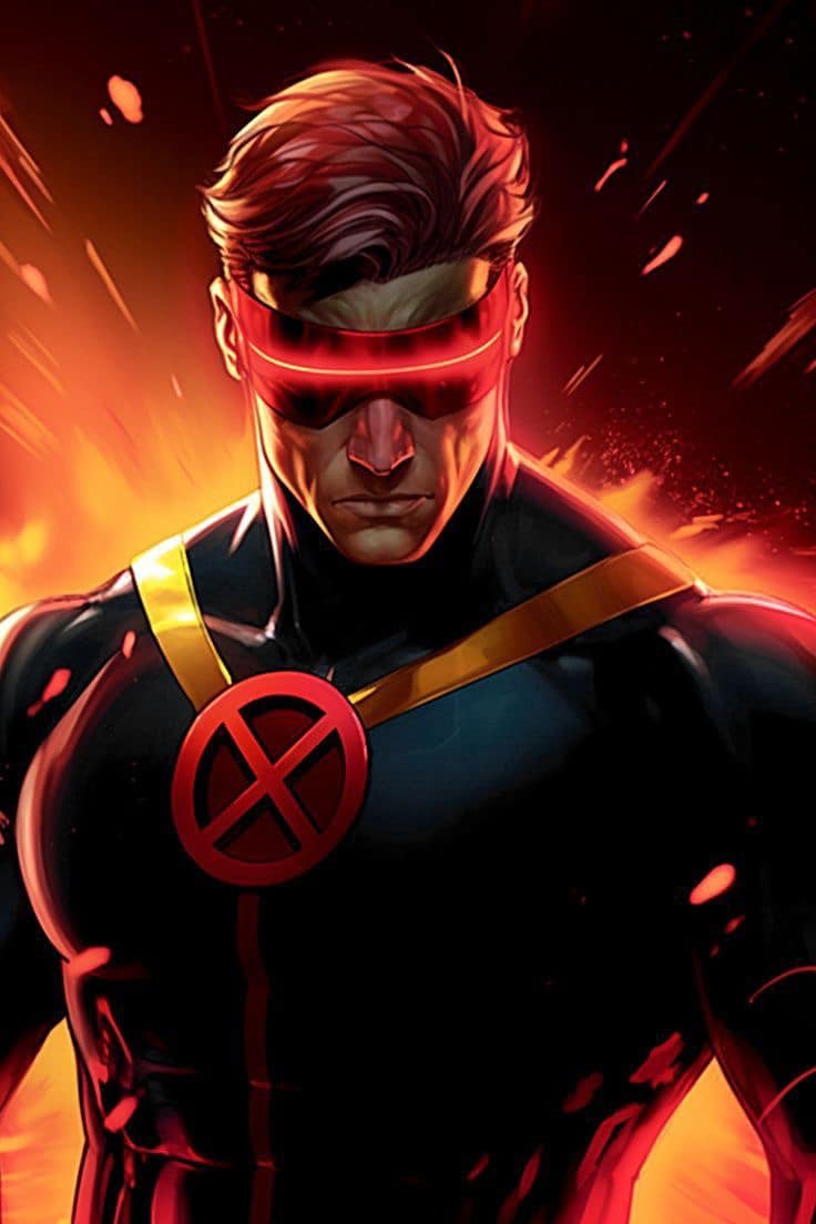 Cyclops Superhero Portrait (1) Print Poster