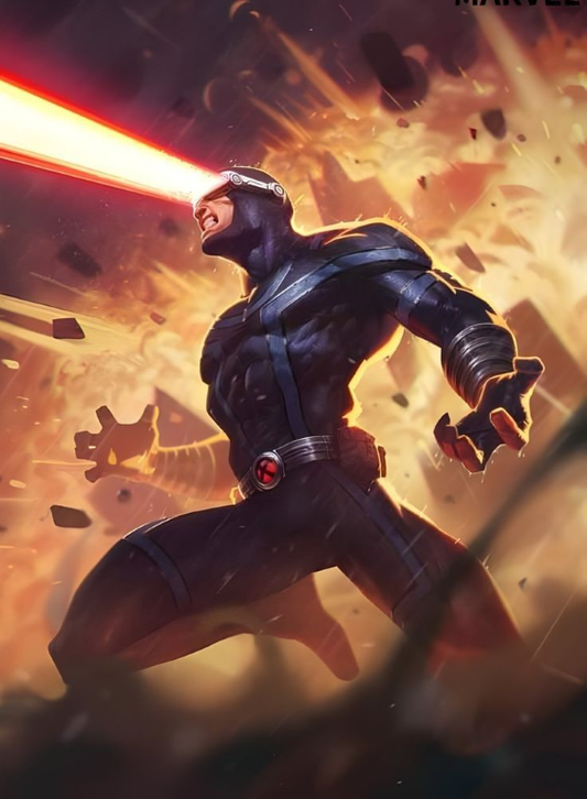 Cyclops Laser Eyes 204 Print Poster