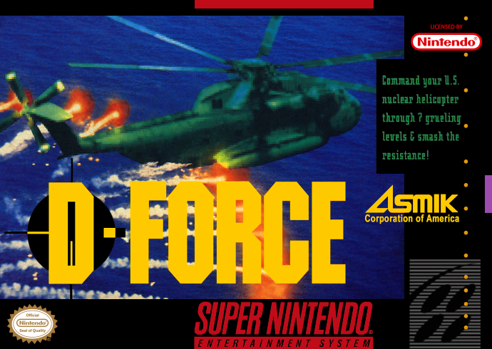 D Force (Usa) Snes Keychain