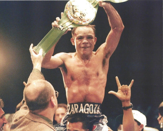 Daniel Zaragoza Keychain Boxing Picture With Belt