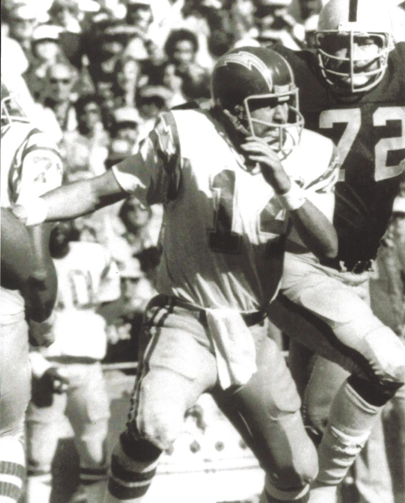 Dan Fouts & John Matuszak Photo Chargers Raiders La Nfl Football Picture