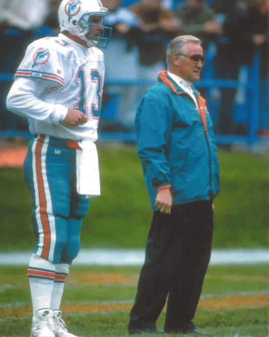 Dan Marino & Don Shula Keychain Miami Dolphins Football Picture Nfl