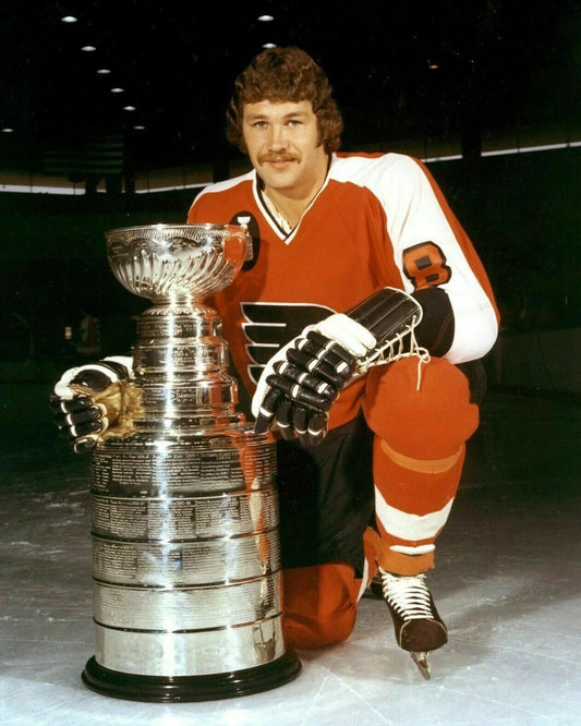 Dave Schultz Photo Hockey Philadelphia Flyers Picture Nhl With Cup