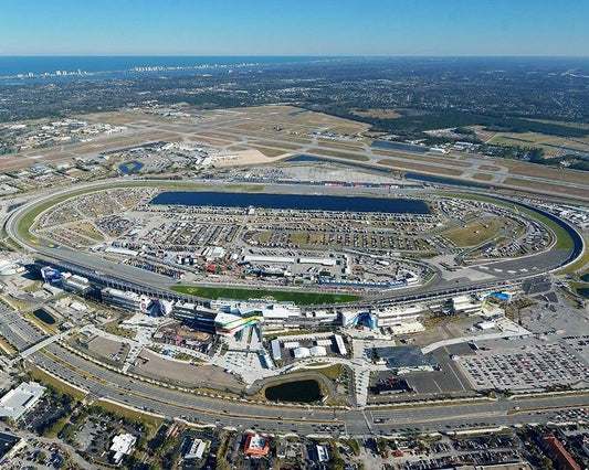 Daytona International Speedway Keychain Auto Racing Track Picture