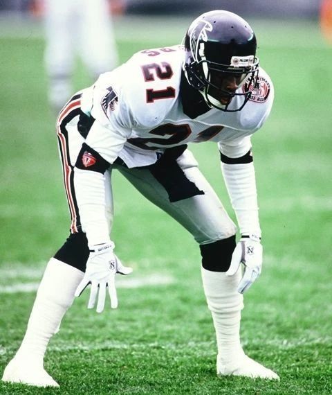 Deion Sanders Keychain Atlanta Falcons Nfl Football Picture