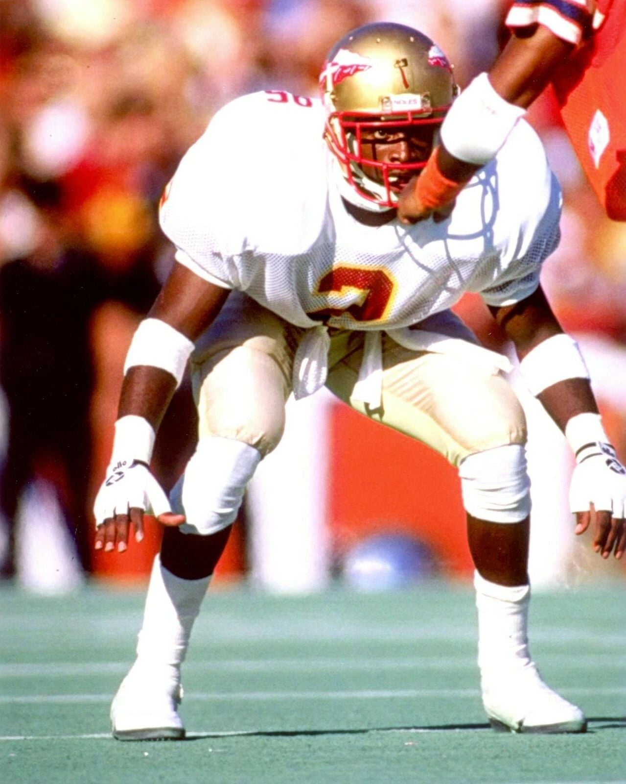 Deion Sanders Photo Florida State Seminoles Fsu Picture Football At Line