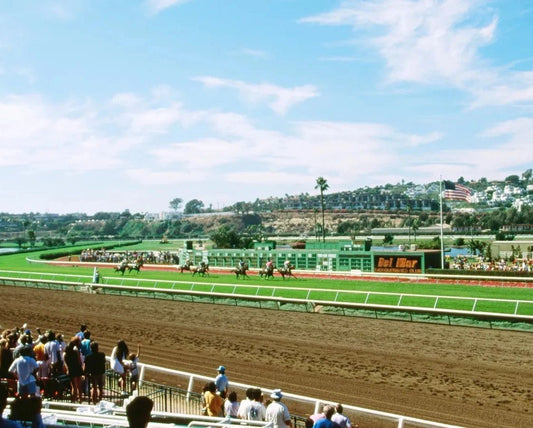 Del Mar Racetrack Magnet Horse Racing Picture California Race Course