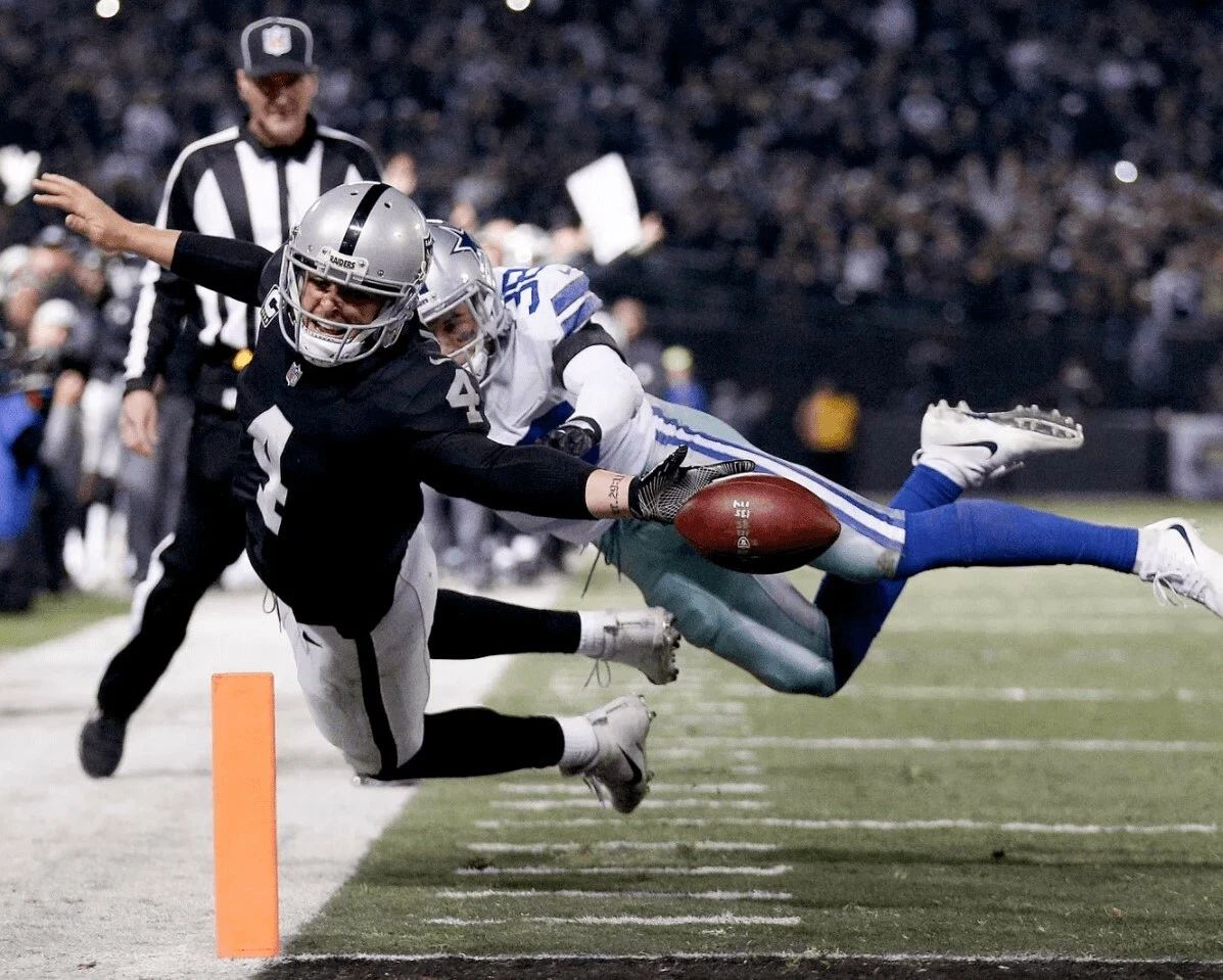 Derek Carr Magnet Oakland Raiders Picture Nfl Football Vs Cowboys