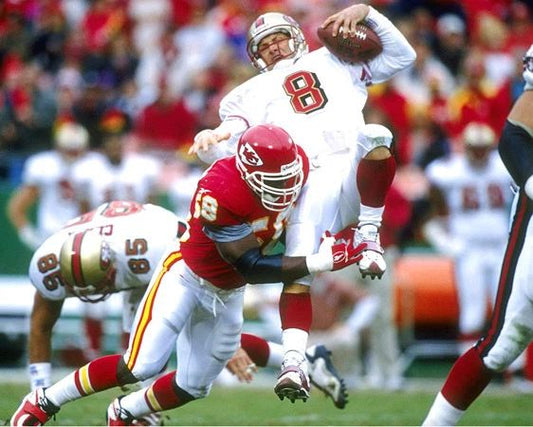 Derrick Thomas Sacks Steve Young Glossy Magnet Kansas City Chiefs Print
