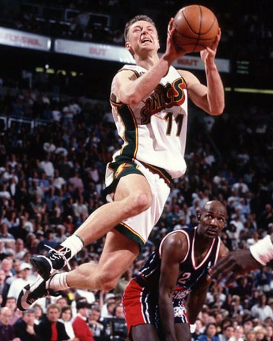Detlef Schrempf Keychain Seattle Supersonics Sonics Basketball Nba