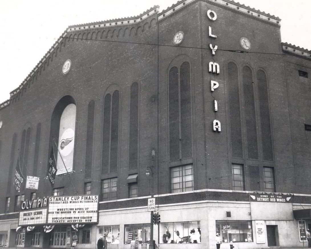 Detroit Olympia Stadium Photo Original 6 Nhl Hockey Arena Pict 2 Red Wings