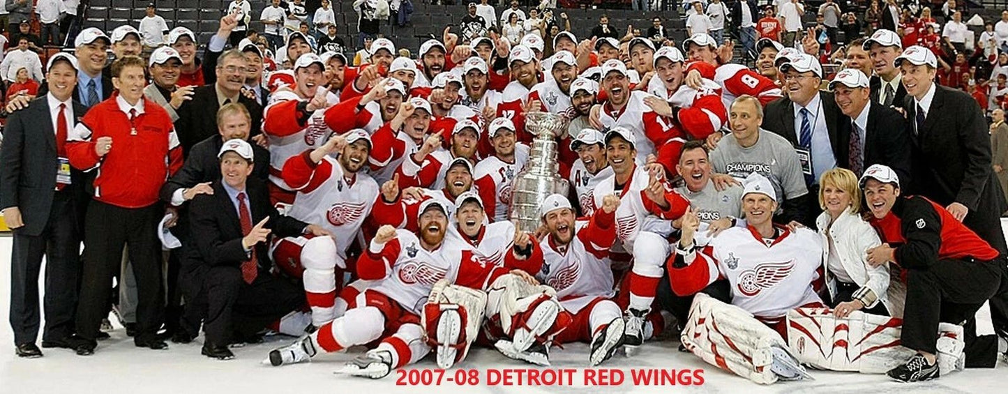 Detroit Red Wings 2007 08 Keychain Hockey Nhl Stanley Cup Champs Wide Border