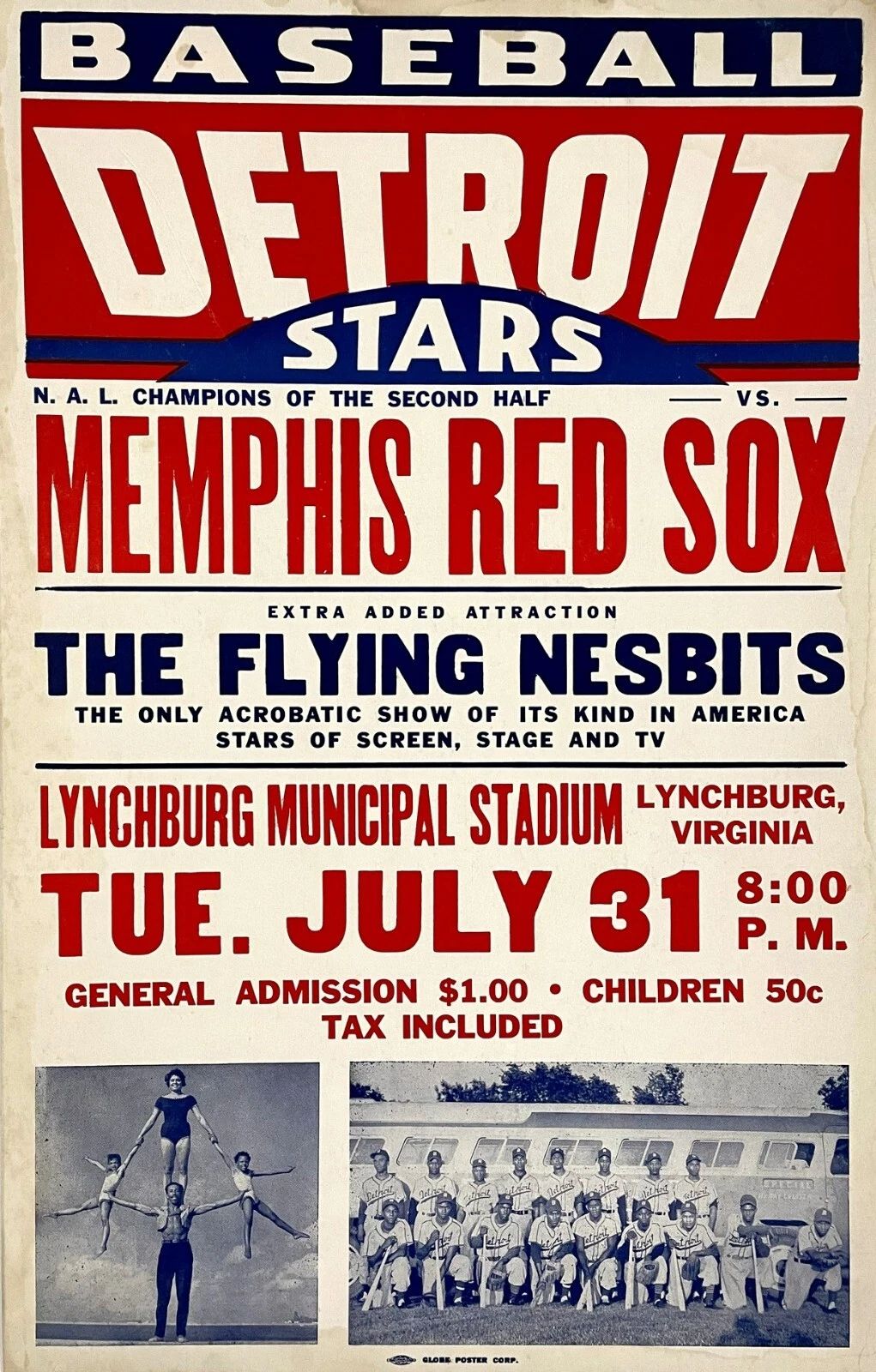 Detroit Stars Vs Memphis Red Sox Team Photo Baseball Picture Negro League