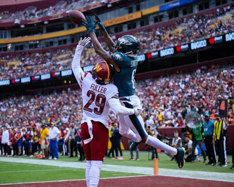 Devonta Smith Photo Philadelphia Eagles Picture Nfl Vs Commanders