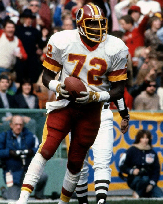 Dexter Manley Photo Washington Redskins Picture Nfl Football With Ball