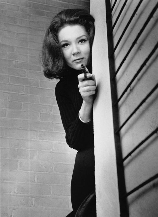 Diana Rigg As Emma Peel In The Avengers Tv Show Publicity Keychain Print