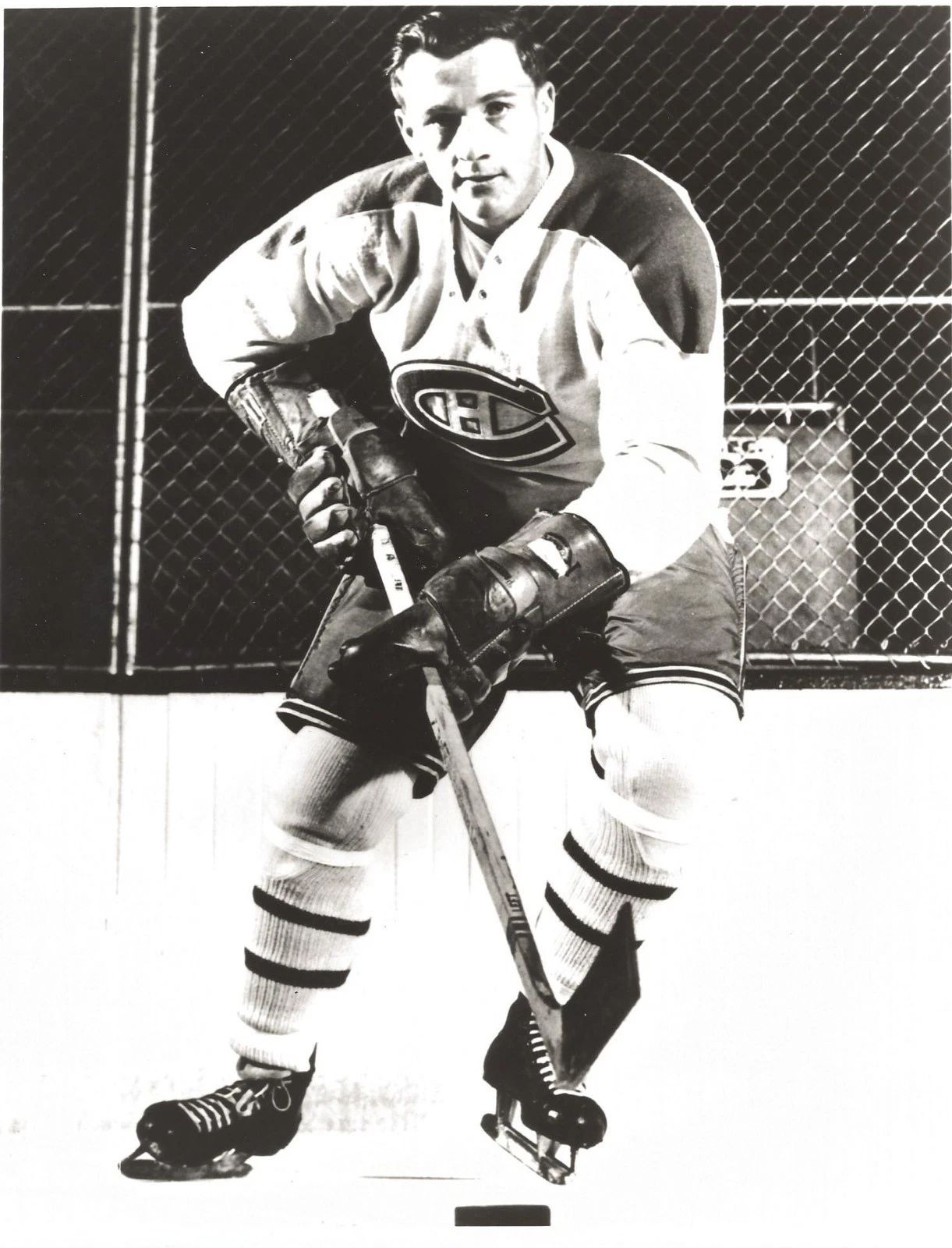 Dickie Moore Magnet Montreal Canadiens Picture Nhl Bw