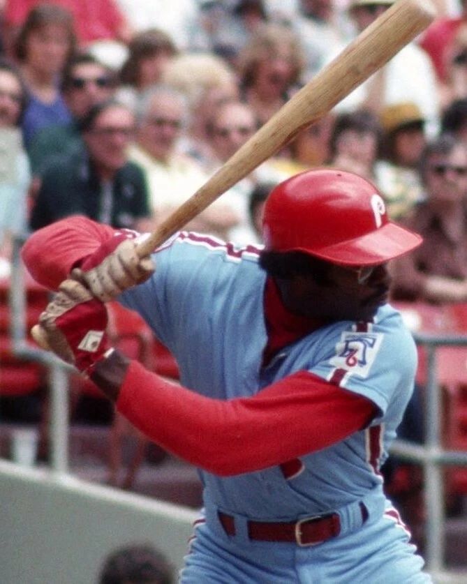 Dick Allen Keychain Philadelphia Phillies Picture Baseball Mlb Close Up At Bat