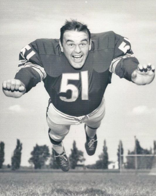 Dick Butkus Magnet Chicago Bears Picture Nfl Football Bw