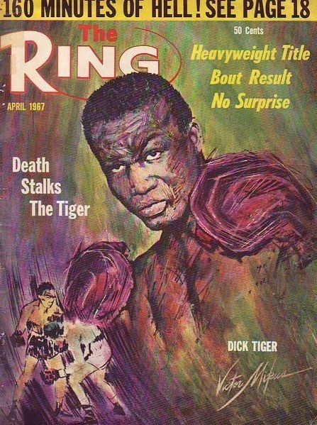 Dick Tiger Keychain Boxing Magazine Picture