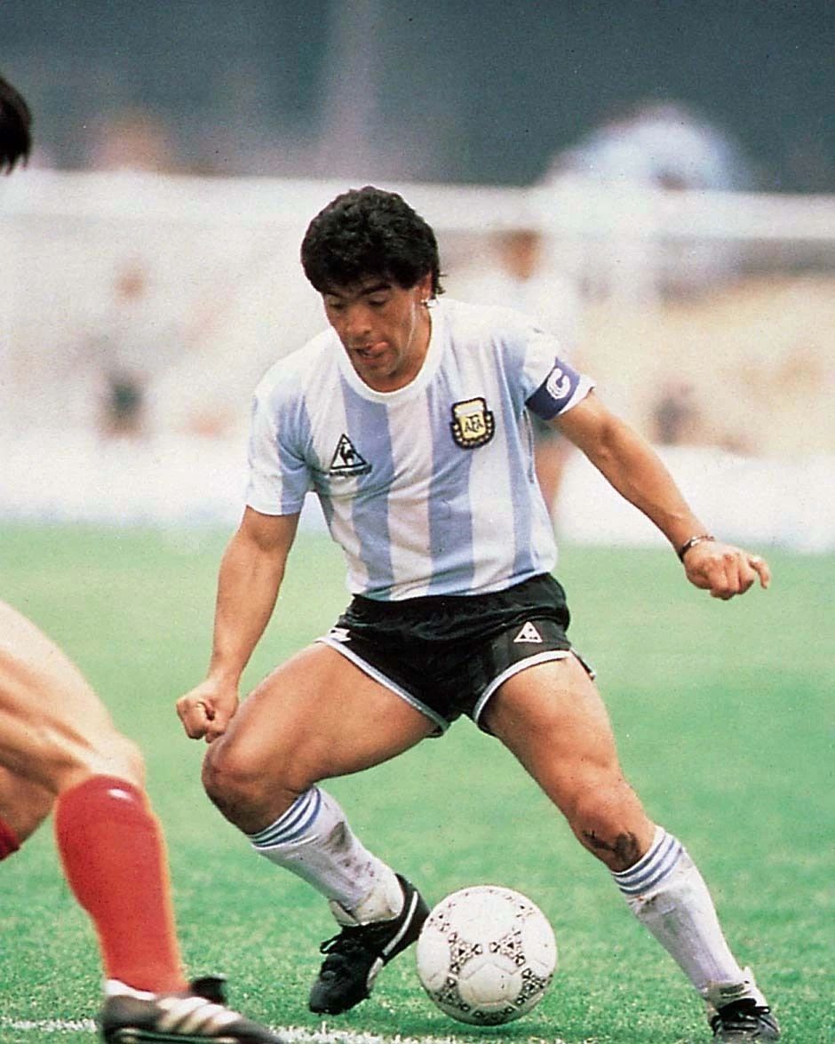 Diego Maradona Keychain Argentina Soccer Picture