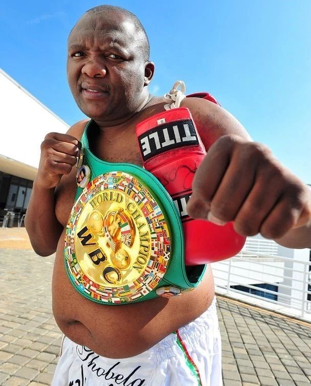 Dingaan Thobela Boxing Keychain Picture