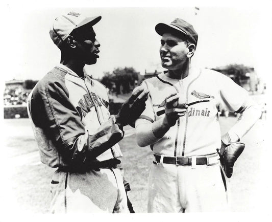 Dizzy Dean & Satchel Paige Photo St. Louis Cardinals Baseball Picture