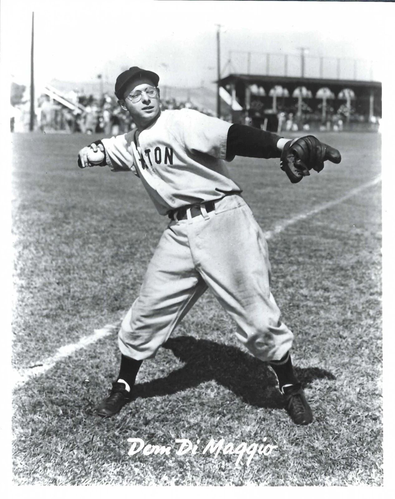 Dom Dimaggio Magnet Boston Red Sox Baseball Picture Mlb Fielding