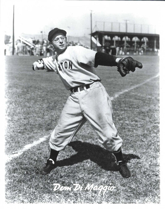 Dom Dimaggio Photo Boston Red Sox Baseball Picture Mlb Fielding