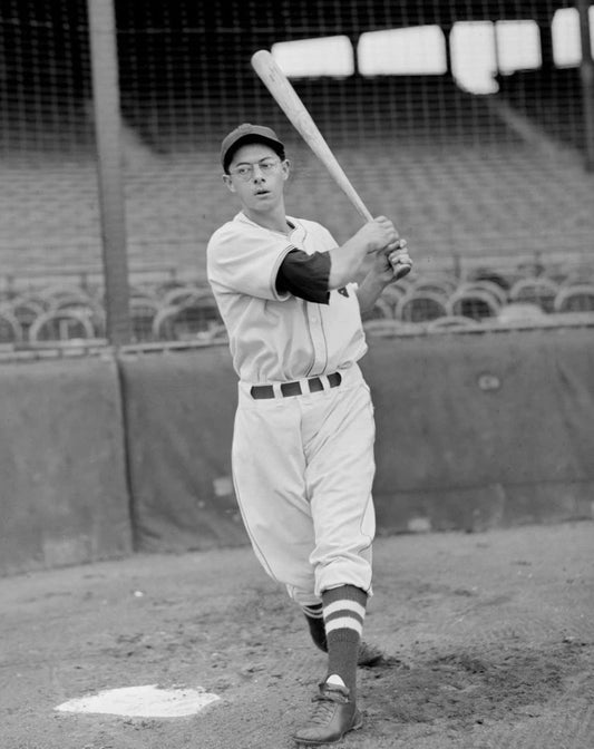 Dom Dimaggio Magnet Boston Red Sox Baseball Picture Mlb With Bat