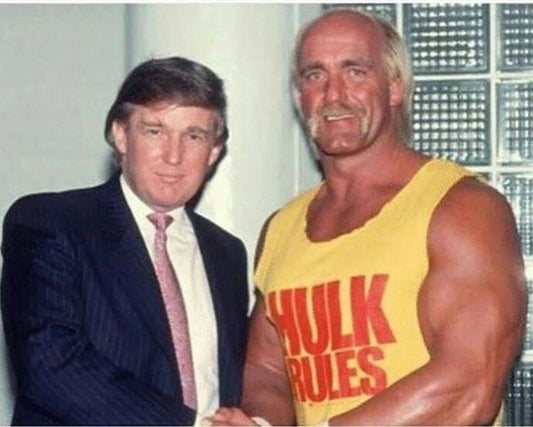 Donald Trump & Hulk Hogan Magnet Wrestling Picture Wwf