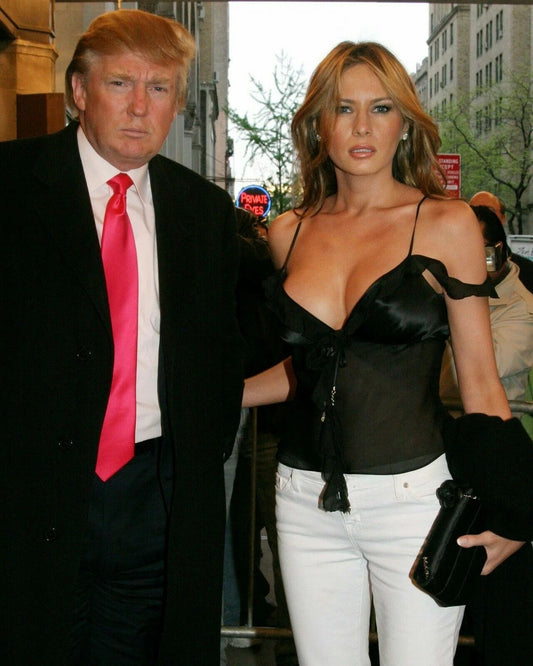 Donald Trump & Melania Keychain Picture