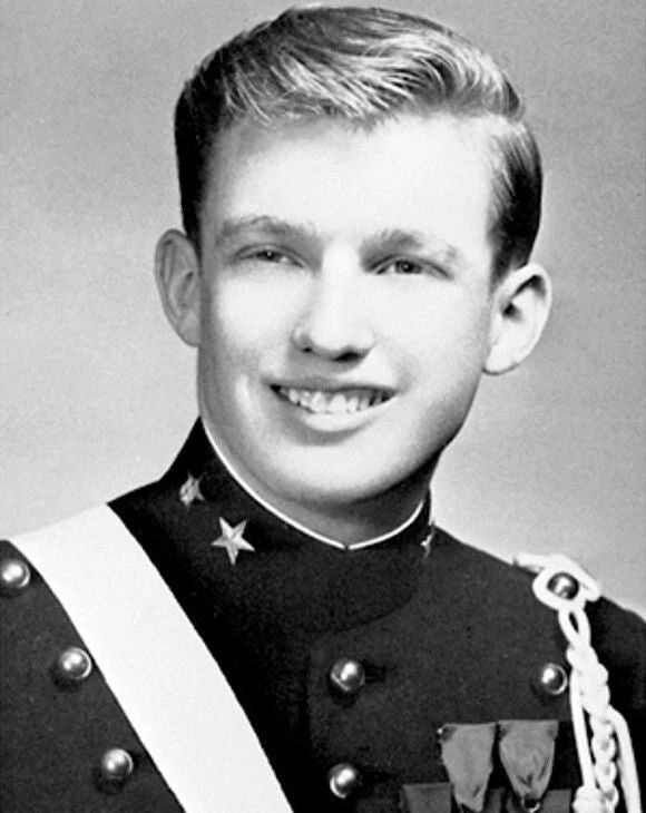 Donald Trump Keychain Ny Military Academy Close Up Picture