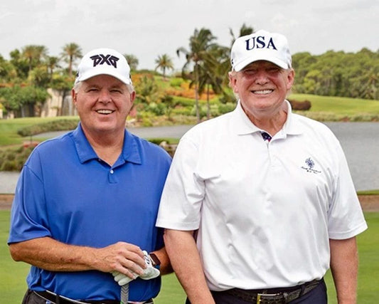 Donald Trump & Rush Limbaugh Keychain Picture