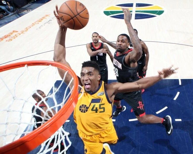 Donovan Mitchell Magnet Utah Jazz Basketball Picture Nba Dunk