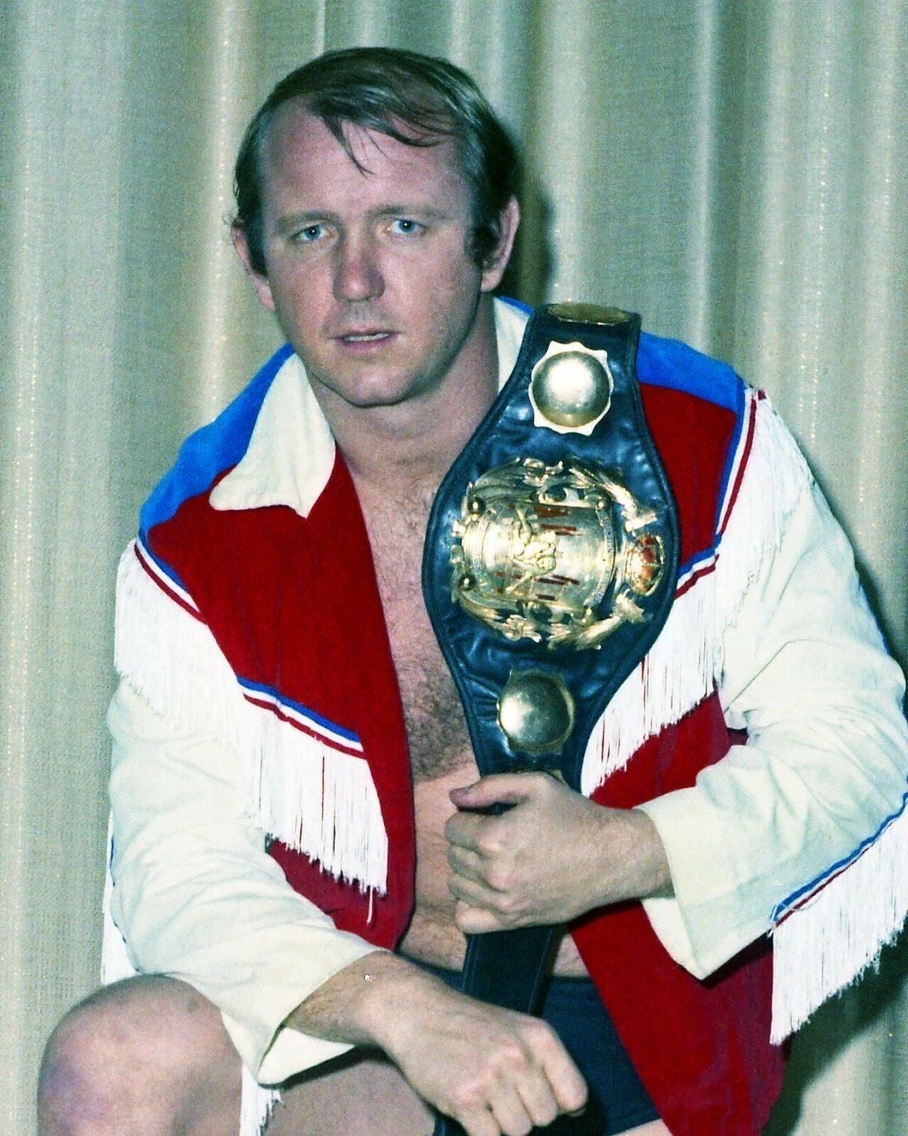 Dory Funk Jr Keychain Wrestling Picture Nwa Wwf Ajpw
